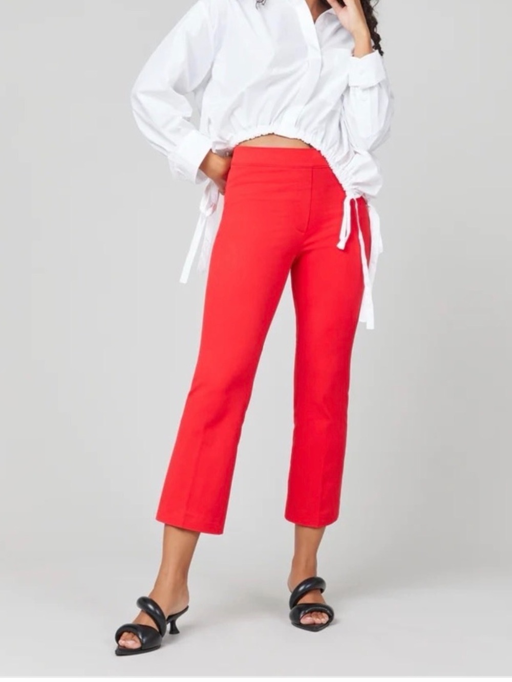 Spanx On the Go Kick Flare Pant Red Size Large